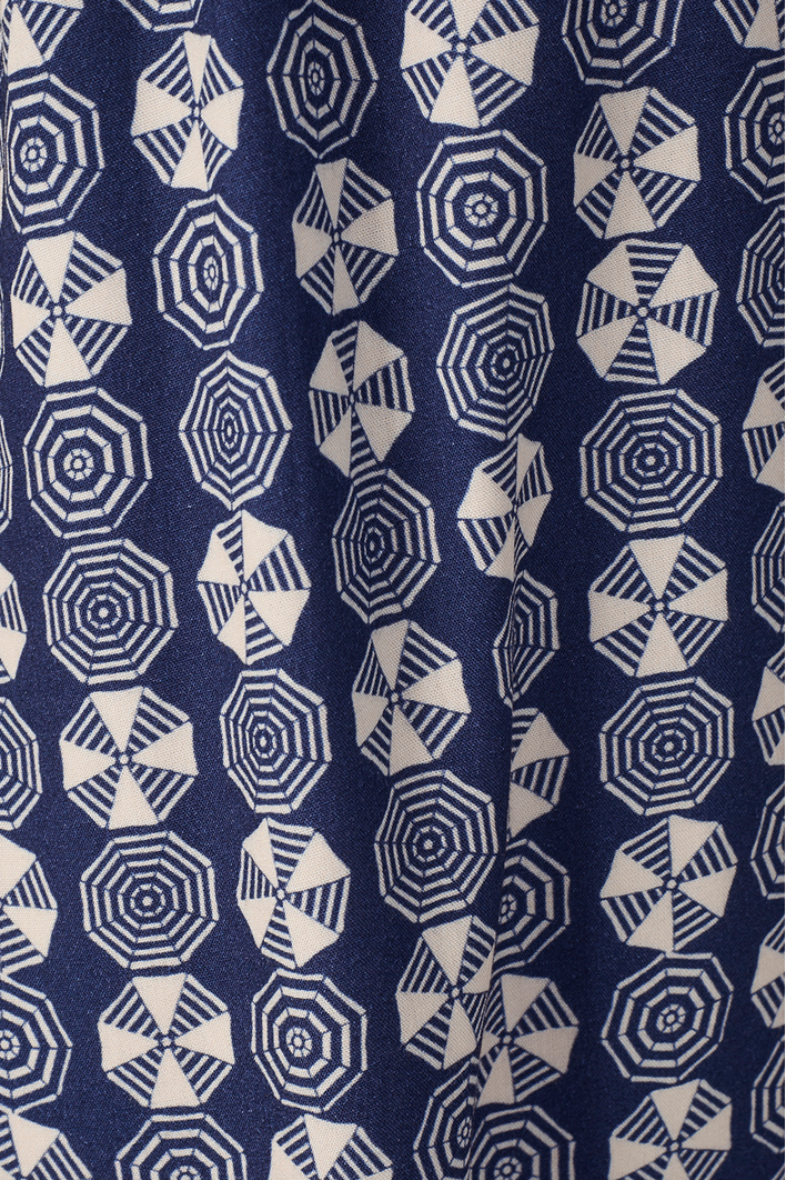 Vestido Cropped Estampa Guarda-sol