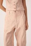 Calça Sarja Listras Barrel