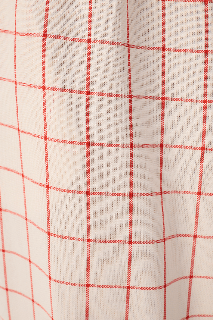 Calça Cenoura Linho Xadrez