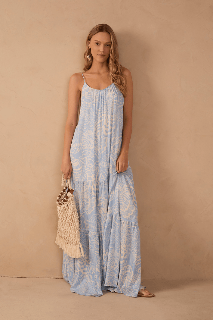 Vestido Cropped Estampa Cristalina