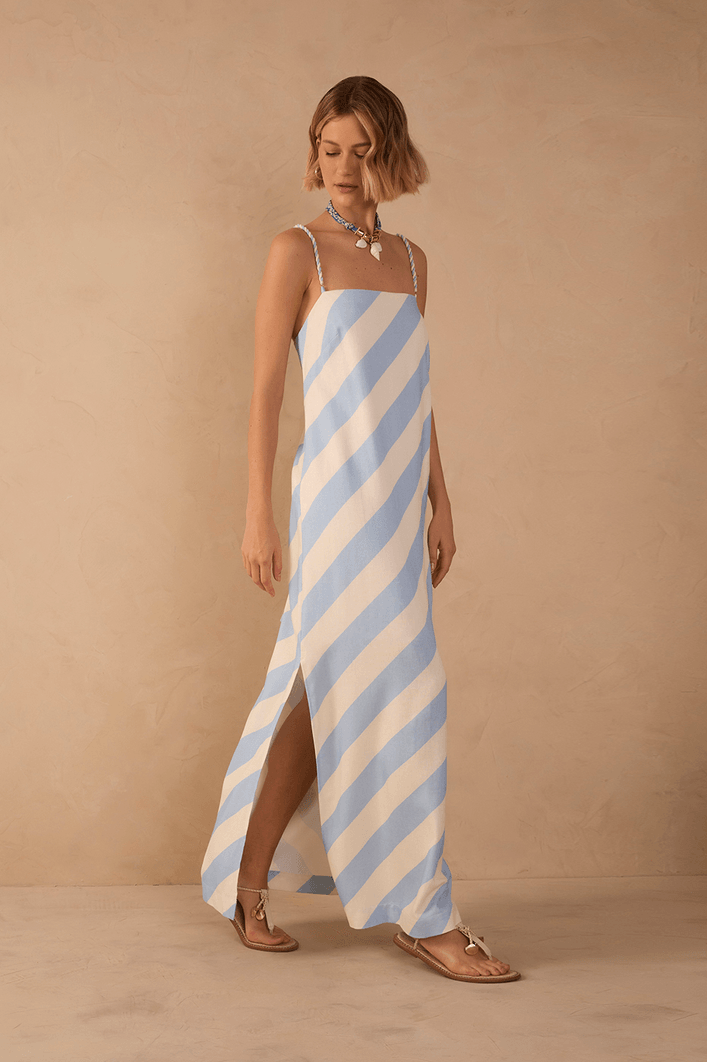 Vestido Cropped Estampa Caminho do Mar