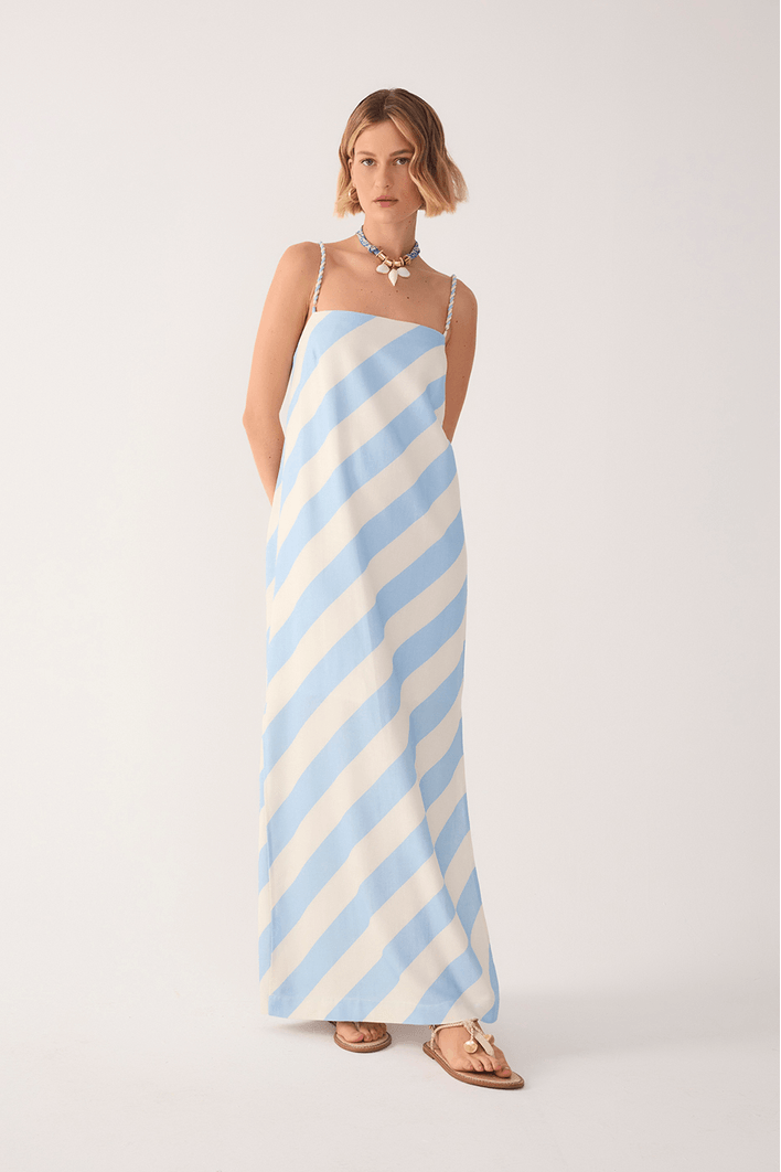 Vestido Cropped Estampa Caminho do Mar