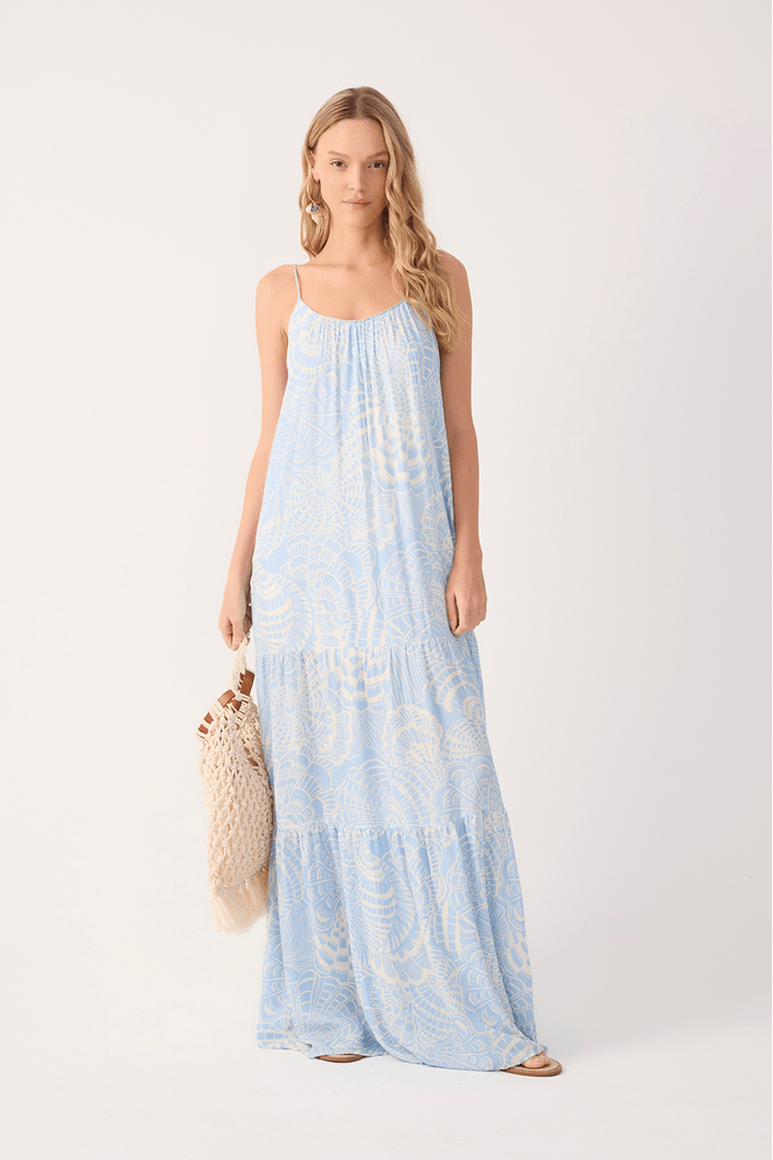 Vestido Cropped Estampa Cristalina