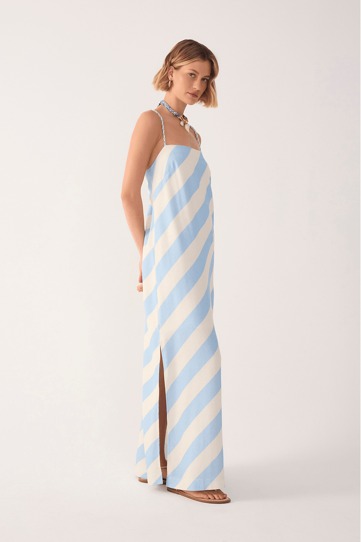 Vestido Cropped Estampa Caminho do Mar