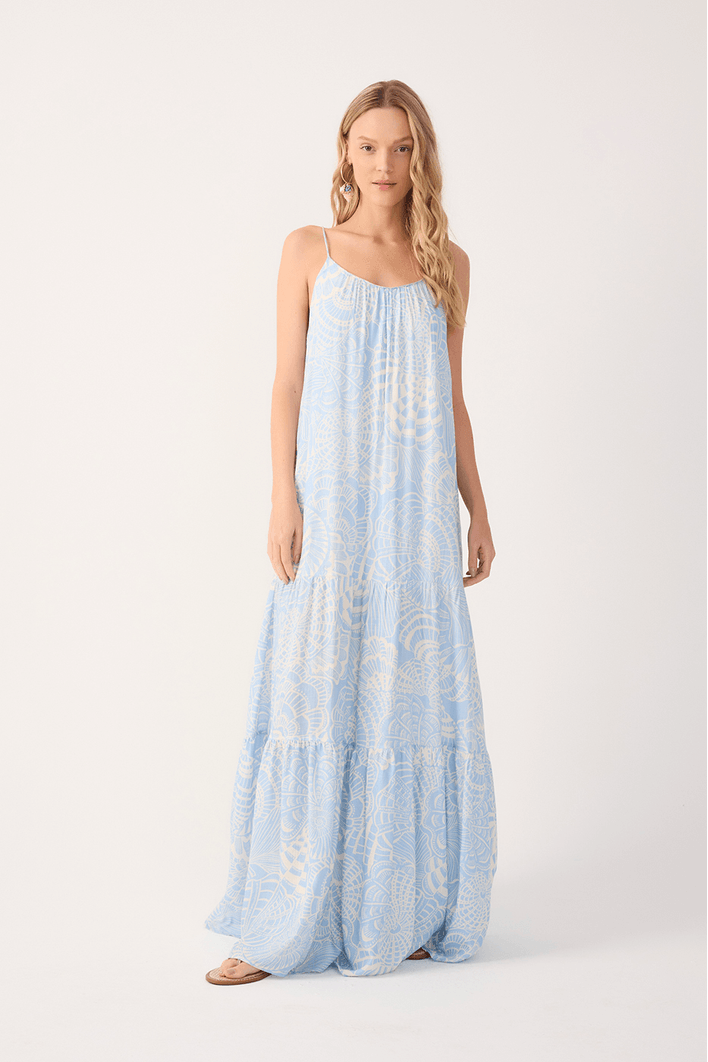 Vestido Cropped Estampa Cristalina