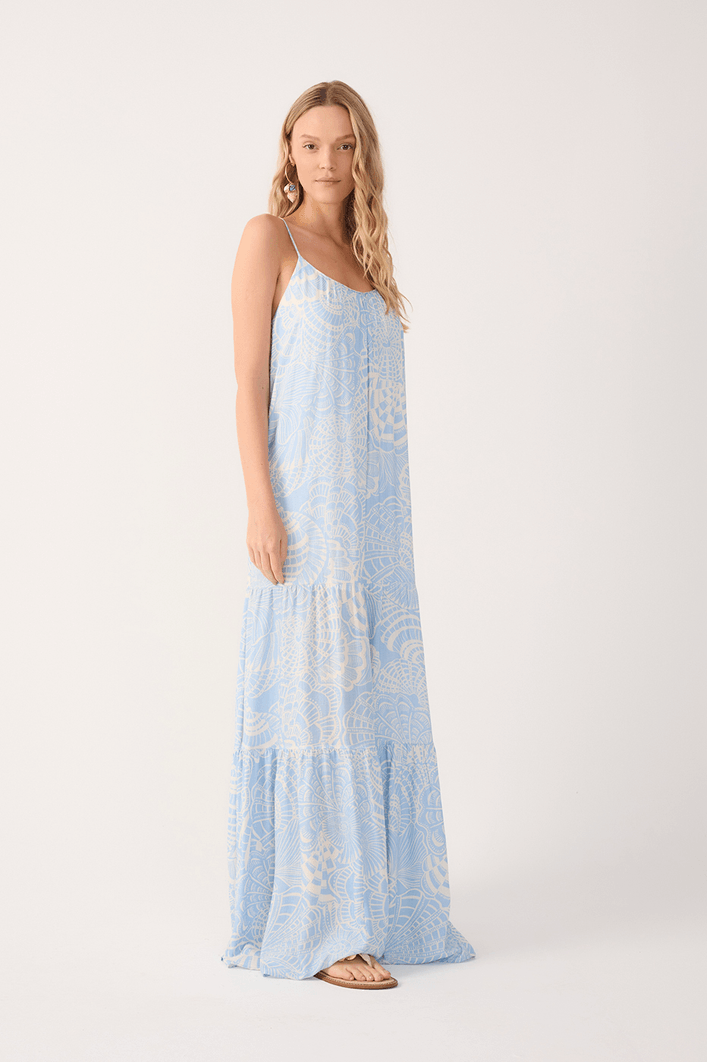 Vestido Cropped Estampa Cristalina