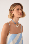 Vestido Cropped Estampa Caminho do Mar