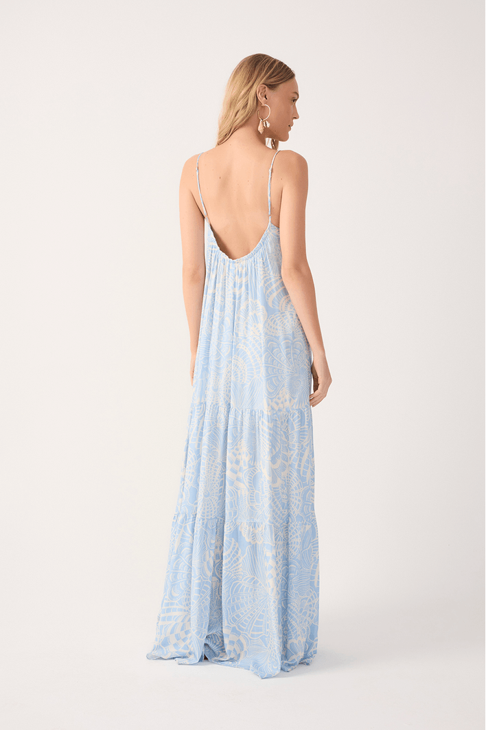 Vestido Cropped Estampa Cristalina