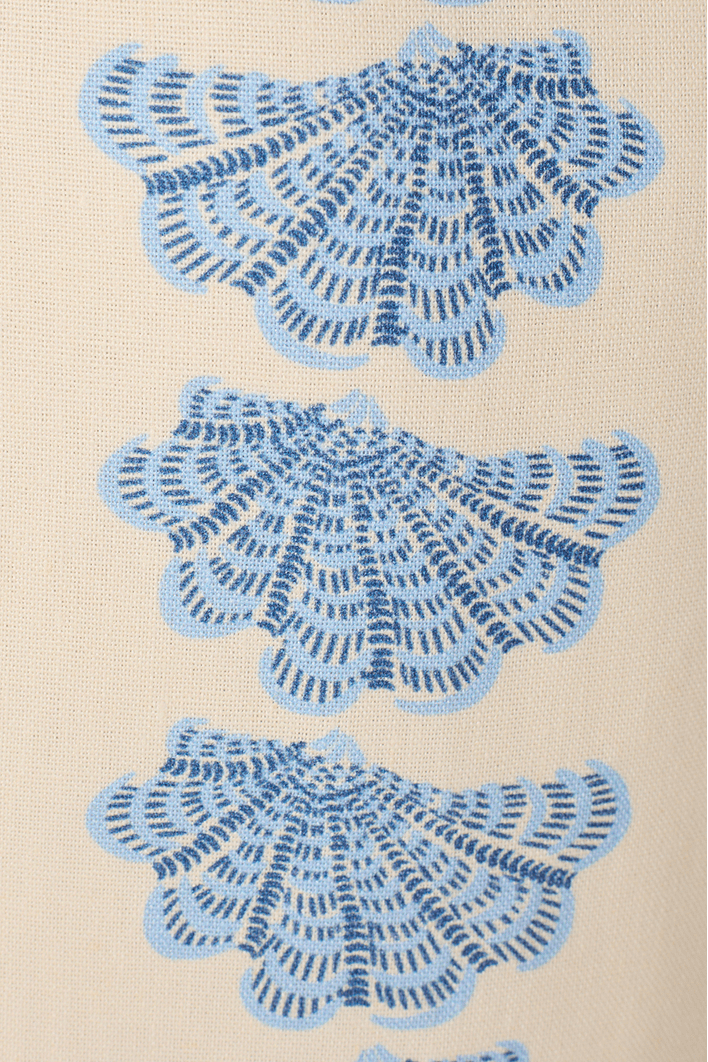 Vestido Linho Estampa Aquário