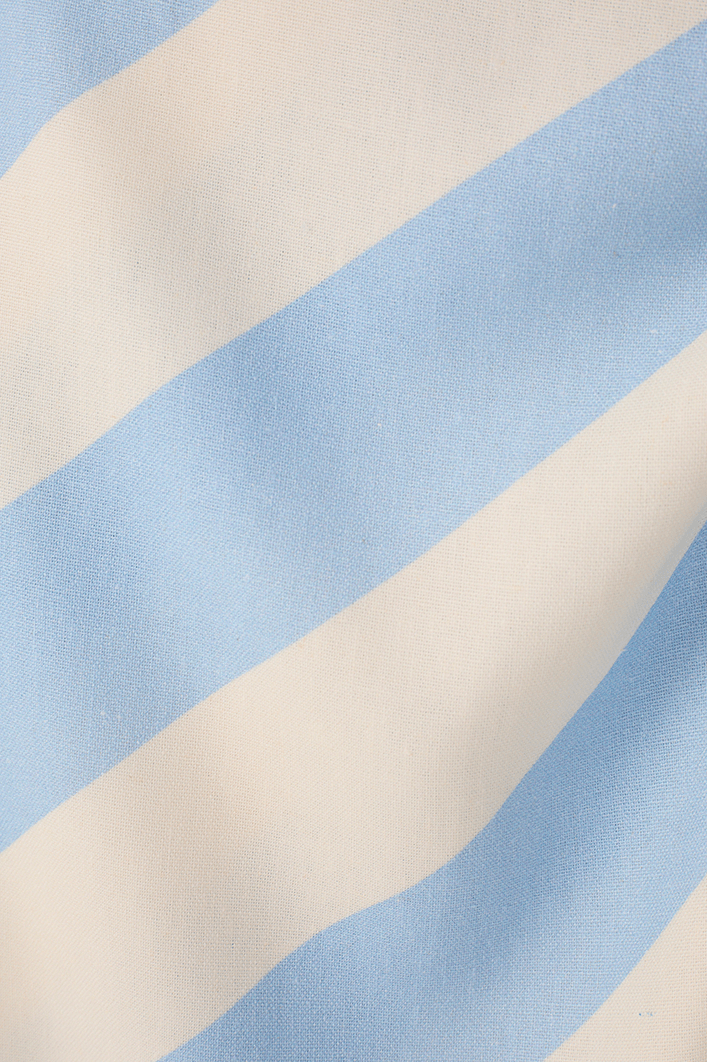 Saia Midi Linho Estampa Caminho do Mar