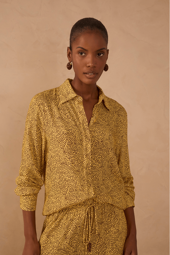 Camisa Estampa Gotas