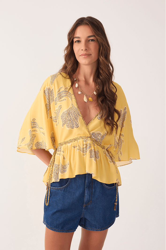 Blusa Estampa Laguna Mix