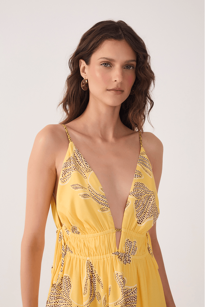 Vestido Estampa Laguna Mix