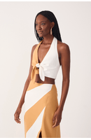Blusa Linho Bicolor