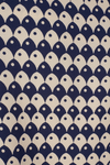 Blusa Lenço Estampa Escama Azul