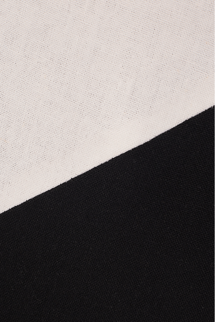 Saia Midi Linho Bicolor