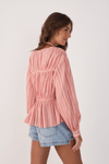 Blusa Voil Lurex Amarração Frente