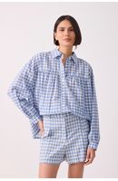 Camisa Pala Recortada Vichy