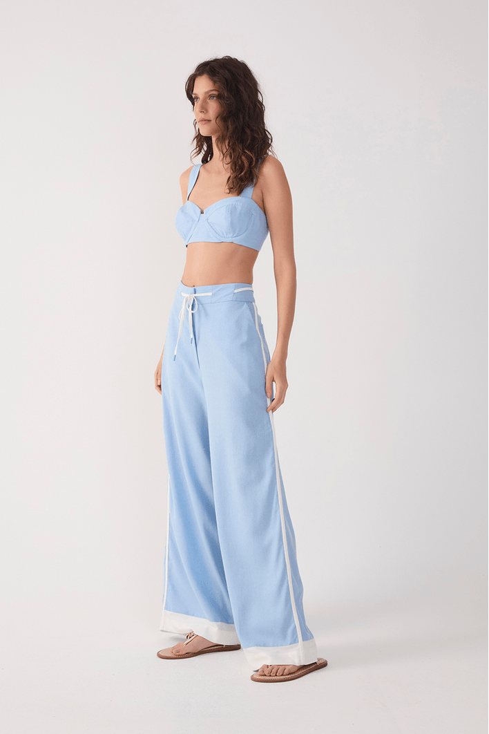 Calça Linho Bicolor