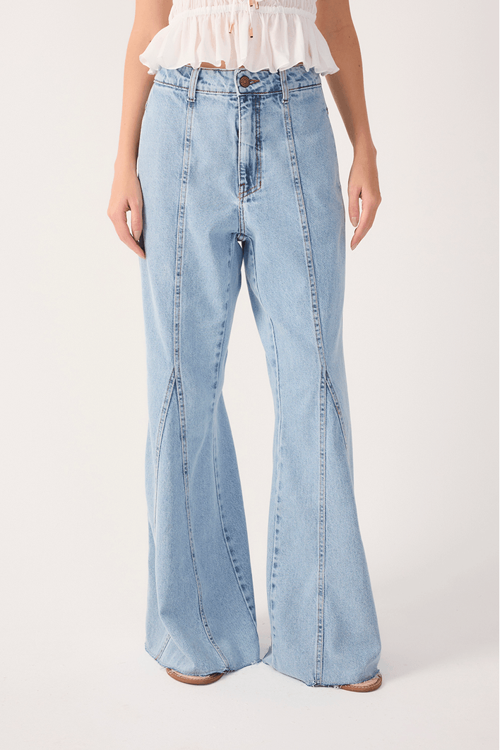 Calça Jeans Vintage Recortes