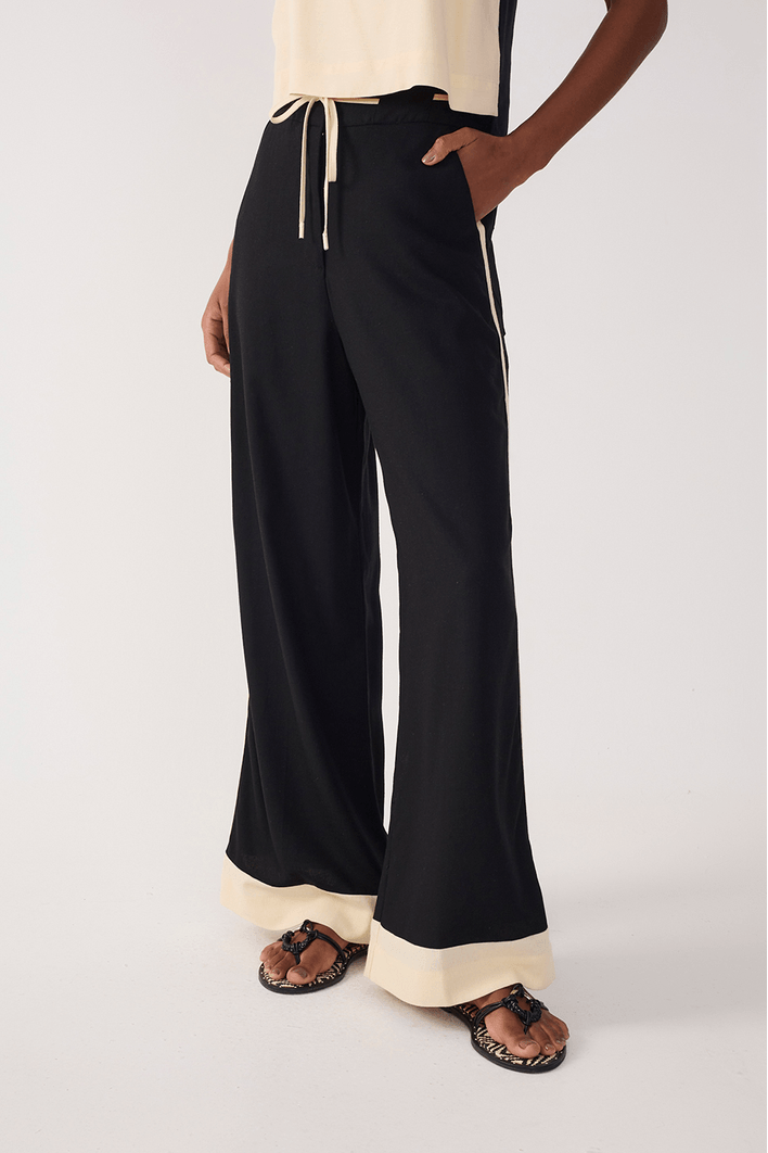 Calça Linho Bicolor