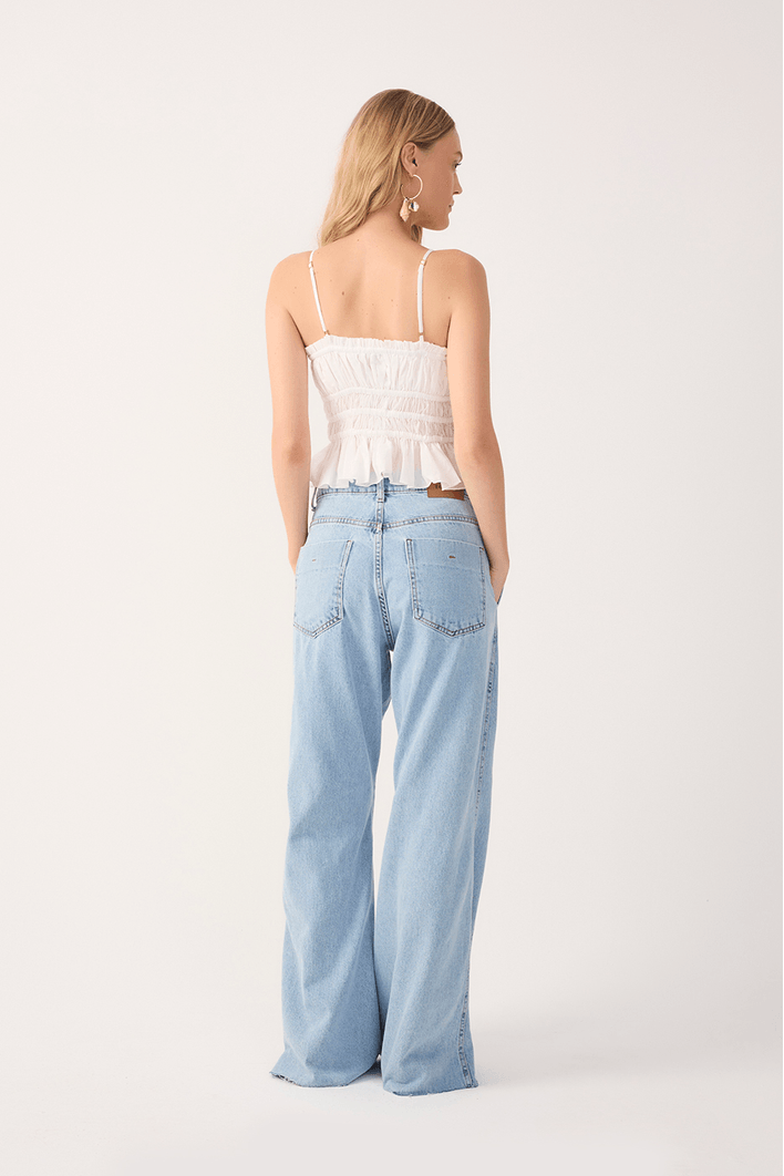 Calça Jeans Vintage Recortes