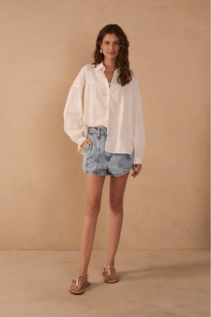 Short Jeans Vintage Recortes