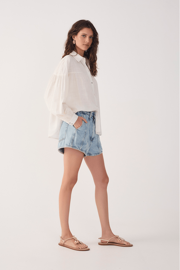 Short Jeans Vintage Recortes