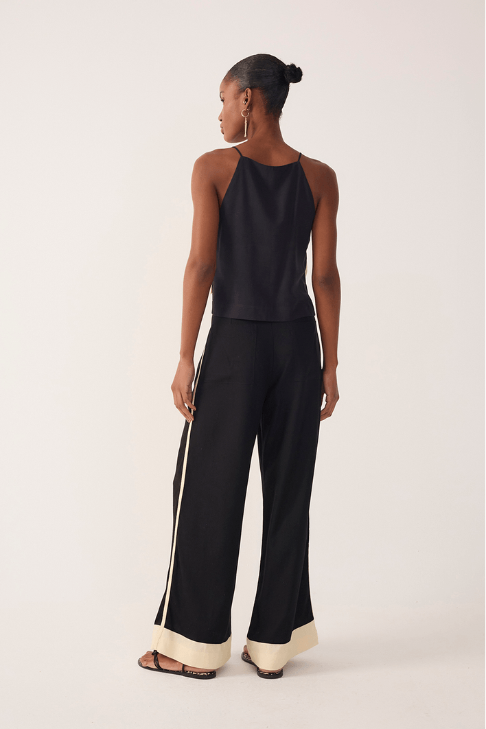 Calça Linho Bicolor