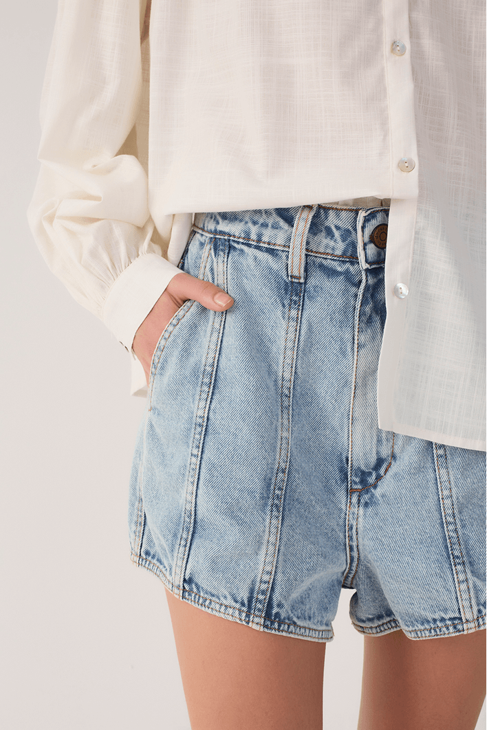 Short Jeans Vintage Recortes