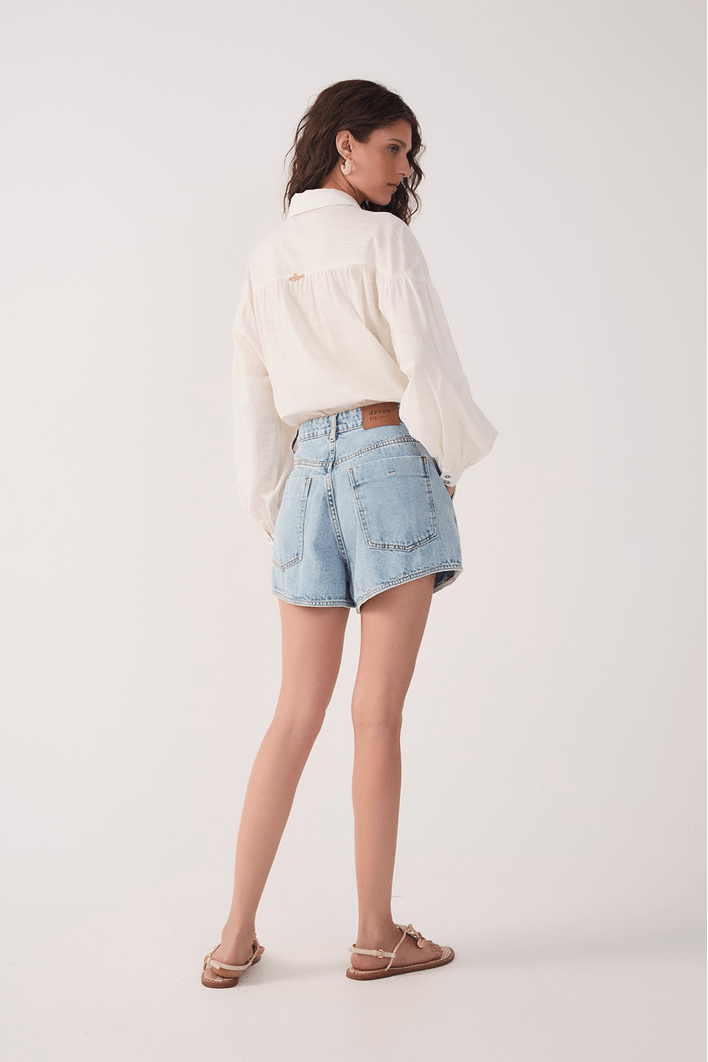 Short Jeans Vintage Recortes