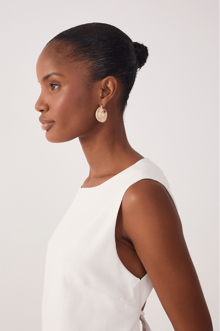 Blusa Linho Retinha Amarração