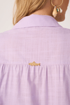 Camisa Algodão Ombro Deslocado