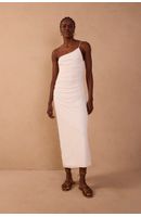 Vestido Tule Ombro Só Franzido