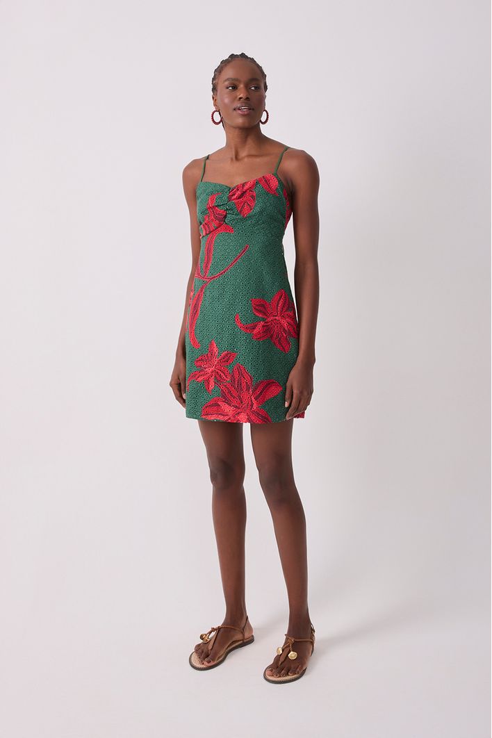Vestido Laise Estampa Botanico