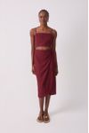 Vestido Midi Linho Envelope