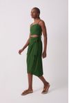 Vestido Midi Linho Envelope