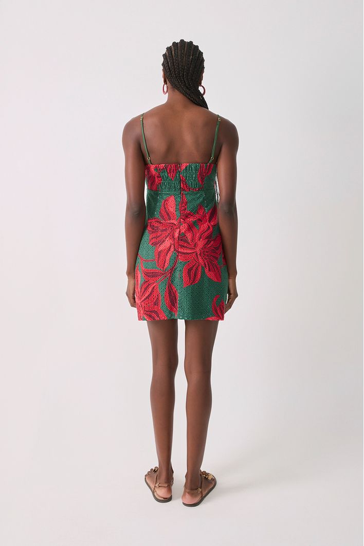 Vestido Laise Estampa Botanico