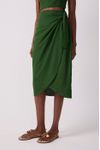 Vestido Midi Linho Envelope