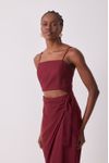 Vestido Midi Linho Envelope