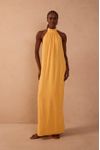 Vestido Cropped Lurex Frente Única