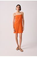 Vestido Curto Linho
