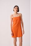 Vestido Curto Linho