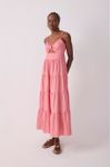 Vestido Midi Marias Listra Vichy