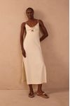 Vestido Cropped Linho Busto Torcido