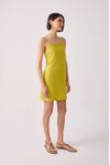 Vestido Curto Linho Reto