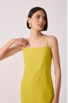 Vestido Curto Linho Reto