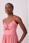 Vestido Midi Marias Listra Vichy