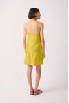 Vestido Curto Linho Reto