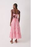 Vestido Midi Marias Listrado